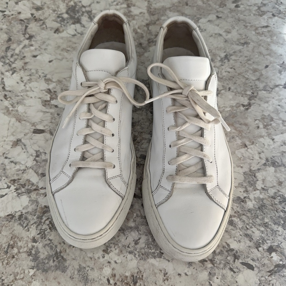 Common Projects Woman Achilles Low white sneakers,  Size 9(39), EUC